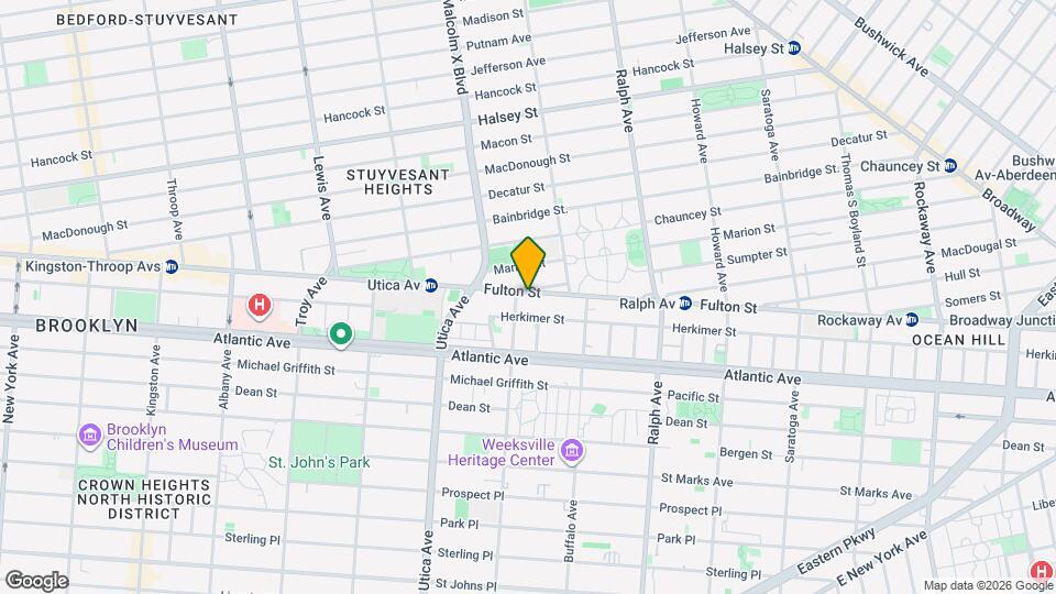 1822 Fulton St Map and Location Details