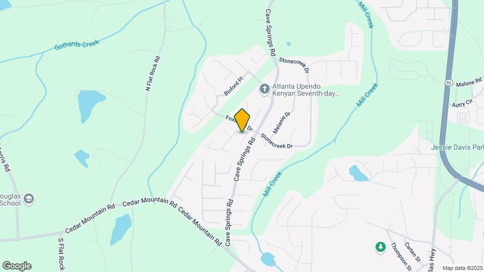 1529 Edgemoor Ln Map and Location Details