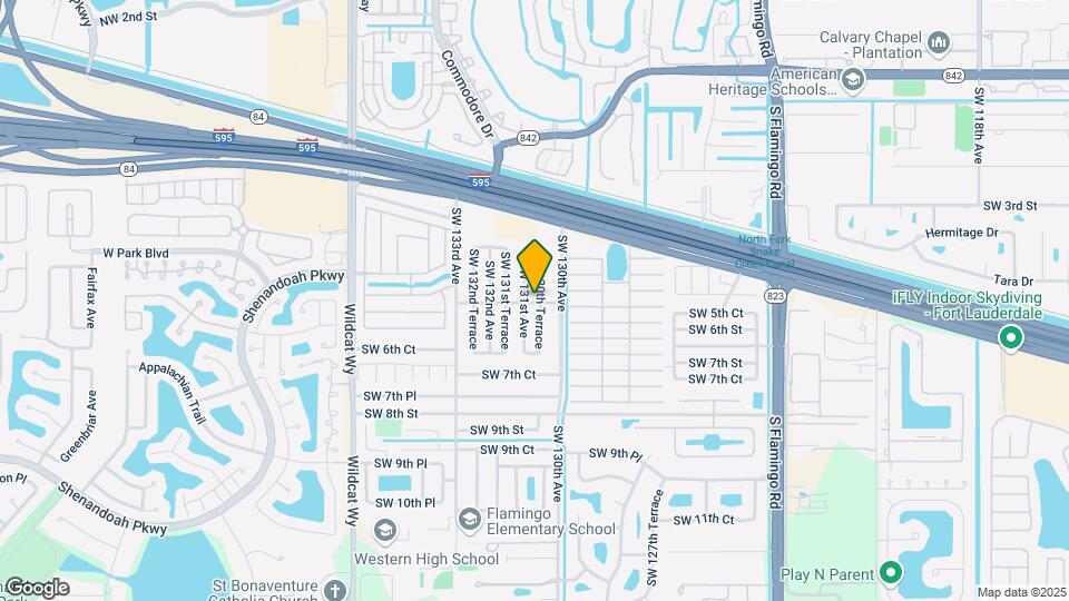 545 SW 130th Ter, Unit Studio/ Efficiency Map and Location Details