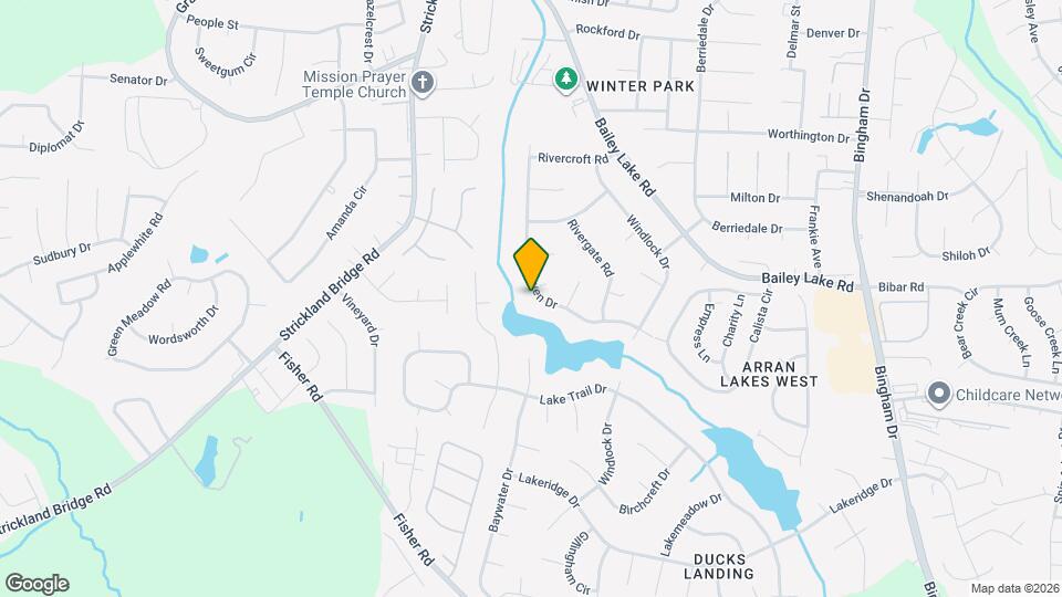 6257 Lakehaven Dr Map and Location Details