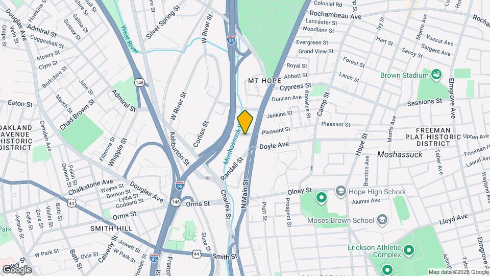 Charlesgate North Apartments Map and Location Details