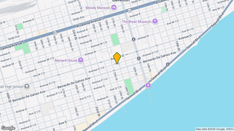 2809 Avenue O 1/2 Mapa y Detalles de la Ubicación