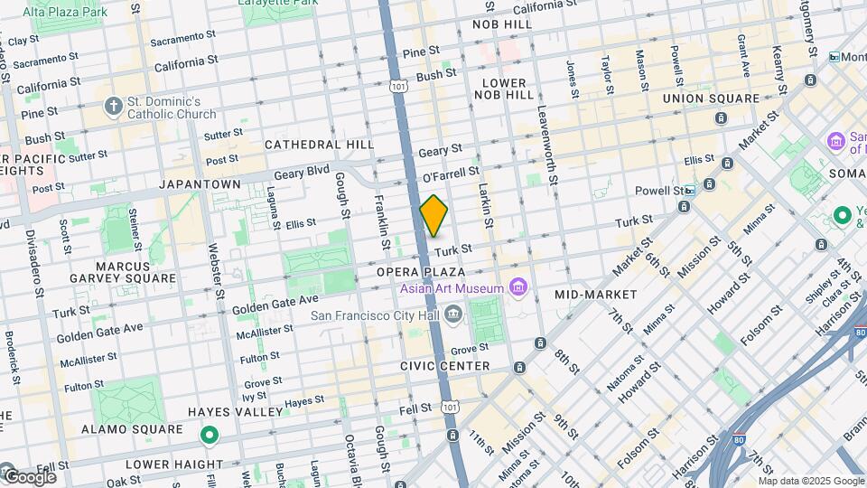 750 Van Ness Ave Mapa y Detalles de la Ubicación