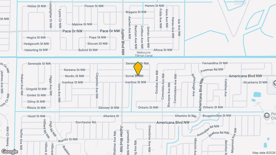 844 Sorrel St NW Mapa y Detalles de la Ubicación