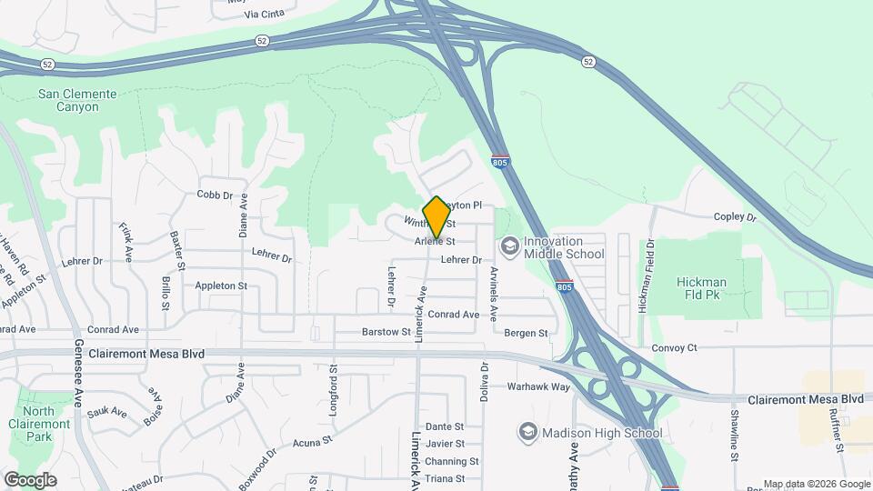 5217 Arlene St Map and Location Details