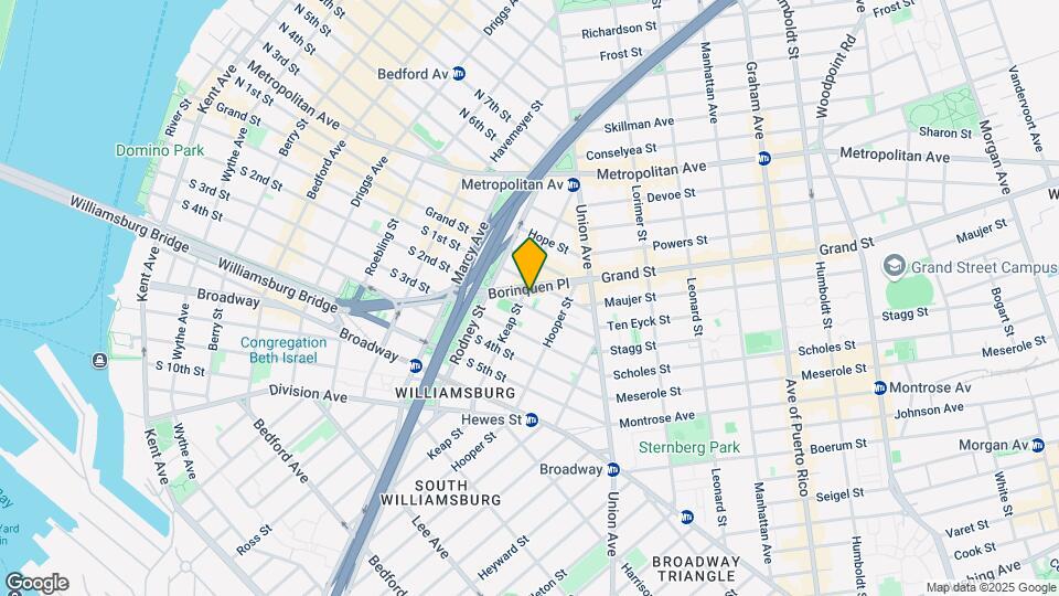 384 Keap St Map and Location Details