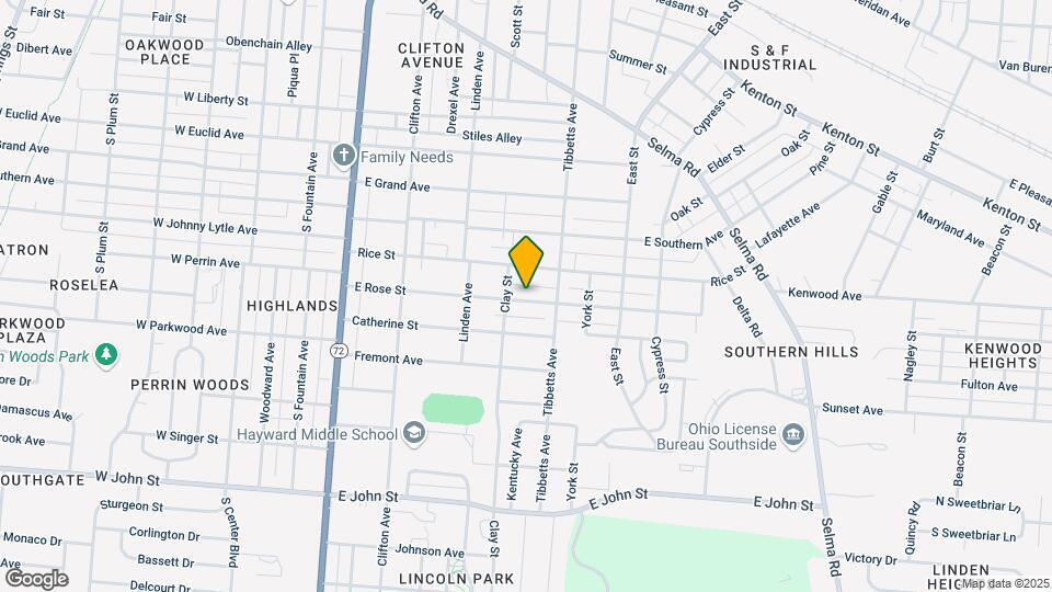 520 E Rose St Map and Location Details