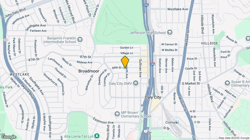 1220 Edgeworth Ave Map and Location Details