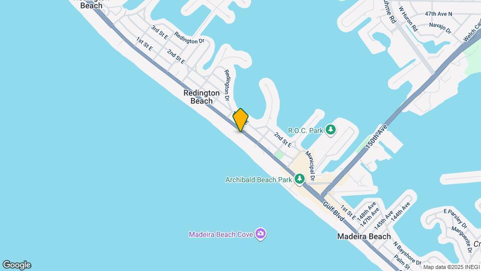 15572 Gulf Blvd Map and Location Details