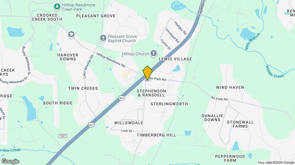 5505 Hilltop Rd Map and Location Details