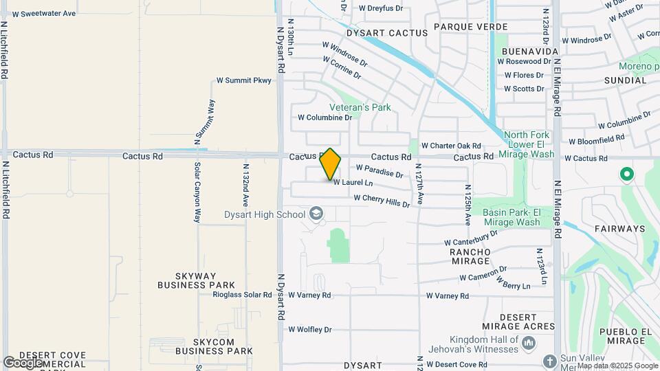 12929 W Laurel Ln Map and Location Details