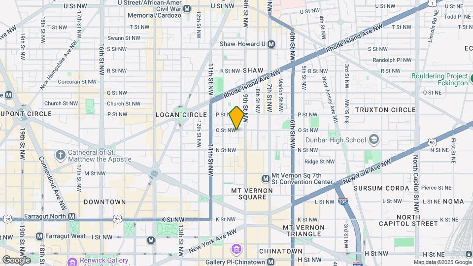 920 O St NW Mapa y Detalles de la Ubicación