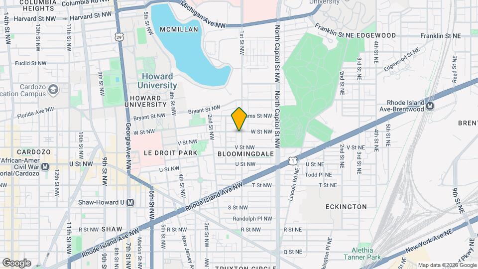 2128 1st St NW, Unit 2 Mapa y Detalles de la Ubicación