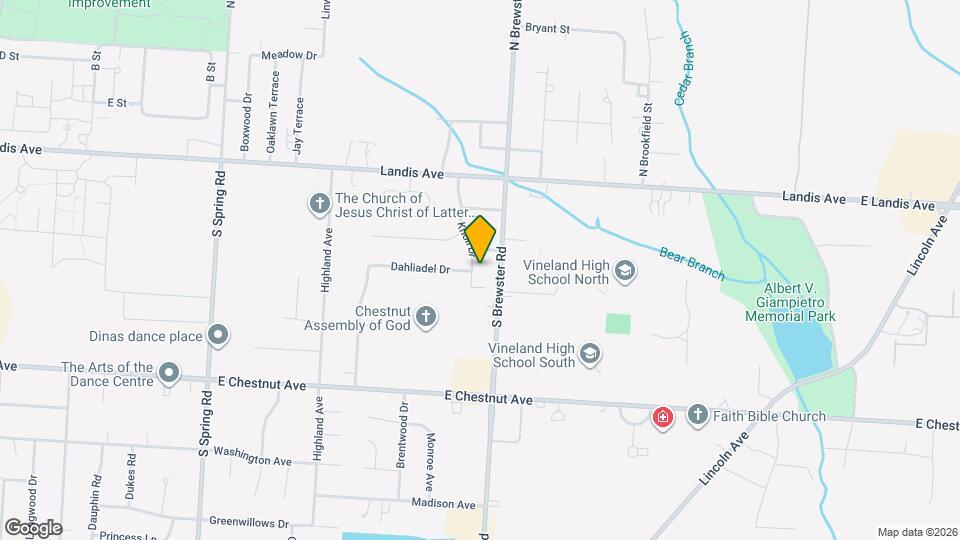 213 Knoll Dr Map and Location Details