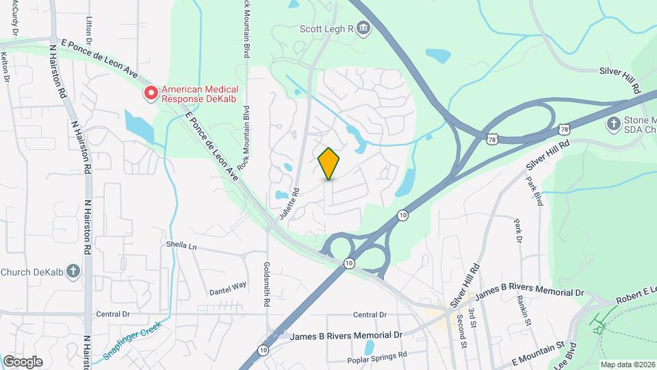 1316 Taylor Way Map and Location Details