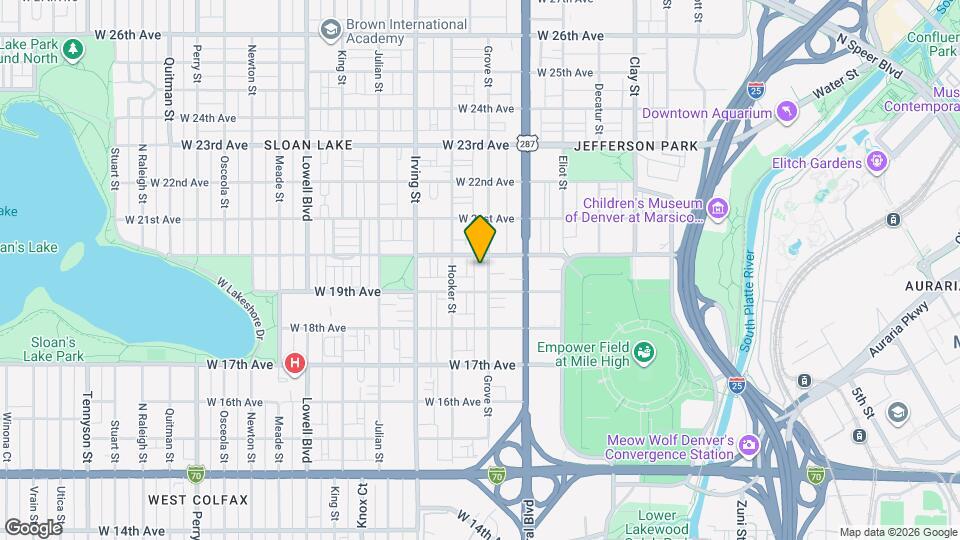 1927 Grove St Mapa y Detalles de la Ubicación