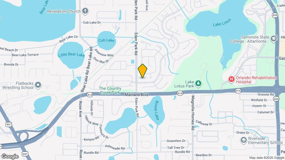 968 Woodrose Ct Map and Location Details