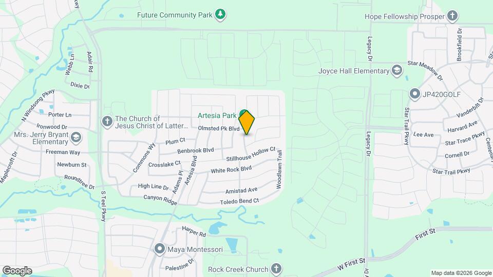 2116 Austin Ln Map and Location Details