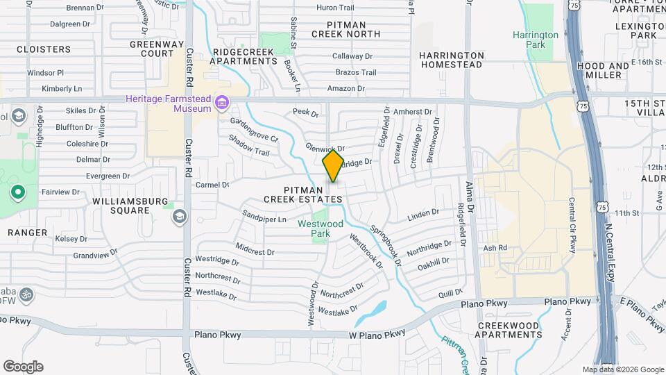 1104 Westwood Dr Map and Location Details