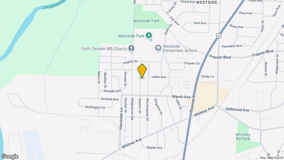 3236 Sunrise St Map and Location Details