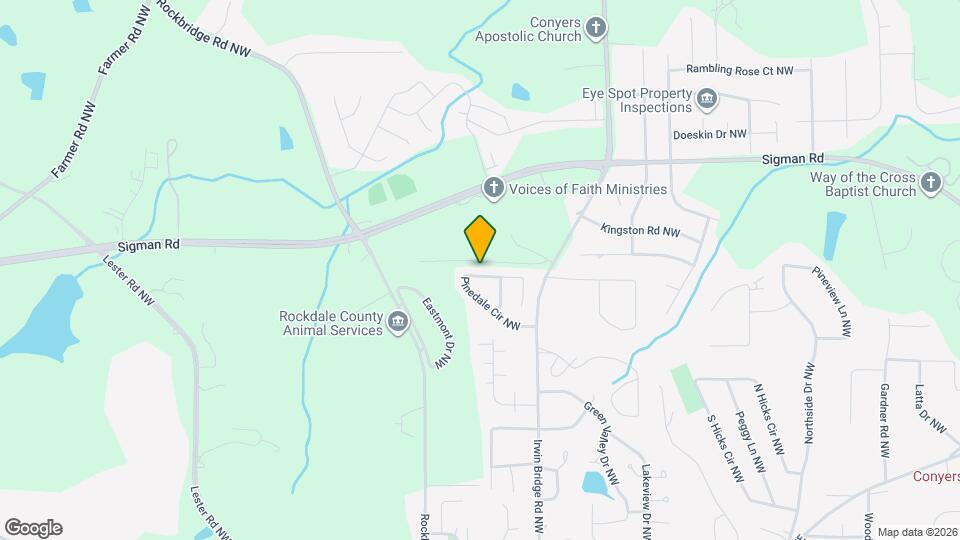 1226 Pinedale Cir NW Map and Location Details