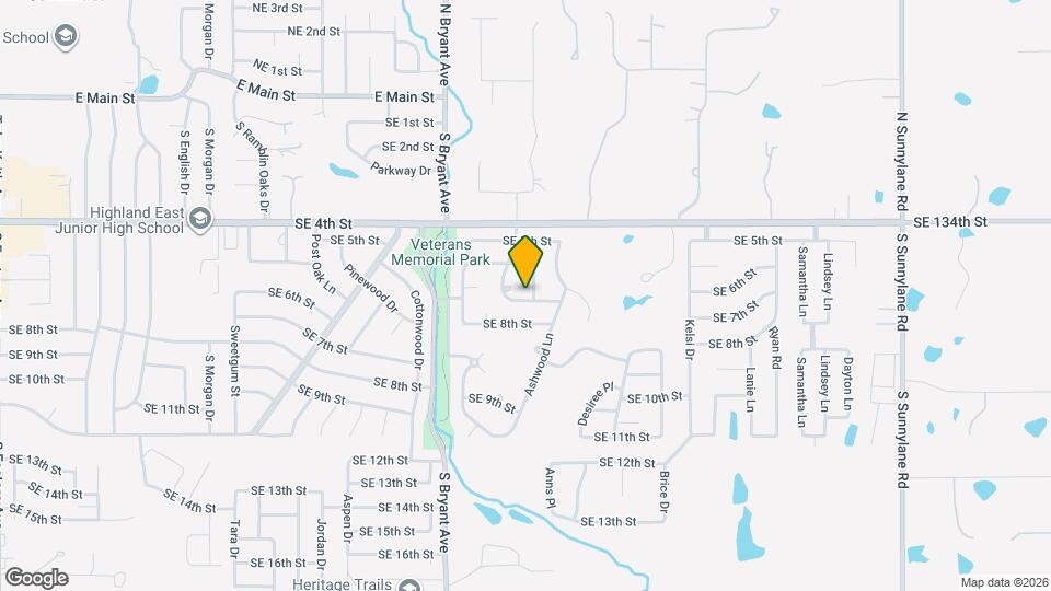 617 Applewood St Map and Location Details