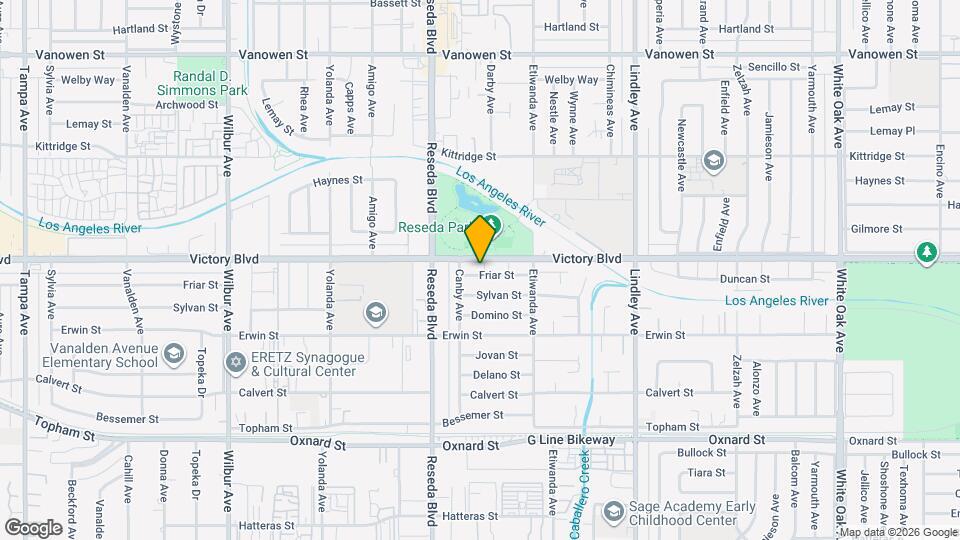 6363 Darby Ave Mapa y Detalles de la Ubicación