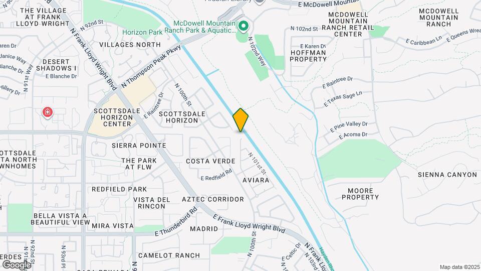 14566 N 100th Pl Map and Location Details