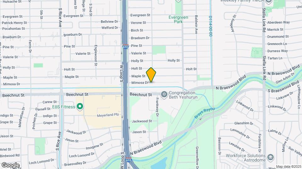 4601 Mimosa Dr Map and Location Details