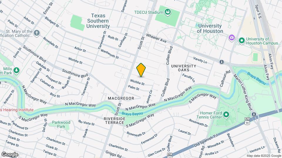 3834 Rosedale St Mapa y Detalles de la Ubicación