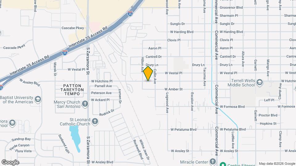 1322 W Hutchins Pl Mapa y Detalles de la Ubicación