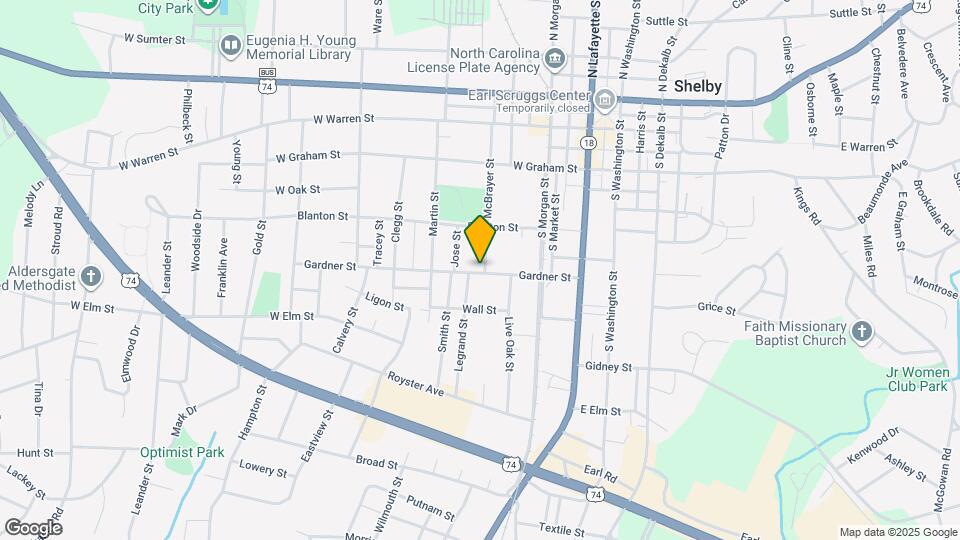 420 McBrayer St Map and Location Details