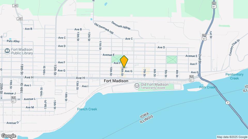 833 Ave G, Unit 202 Mapa y Detalles de la Ubicación