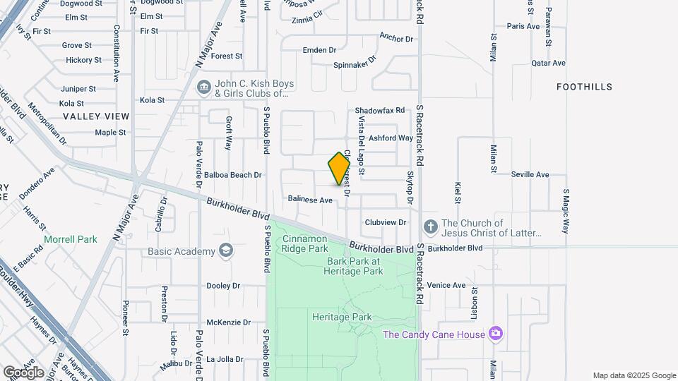 875 Chaste Ct Map and Location Details