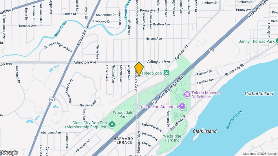 1001 Woodsdale Ave Map and Location Details