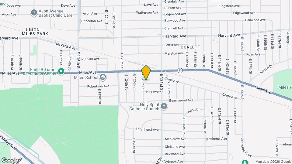 4239 E 128th St Map and Location Details