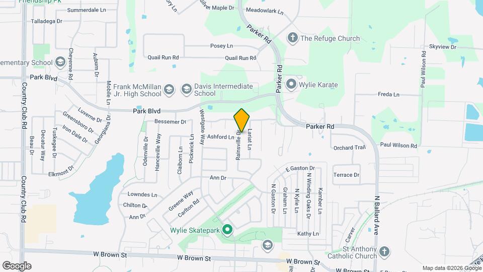 716 Rainsville Dr Map and Location Details