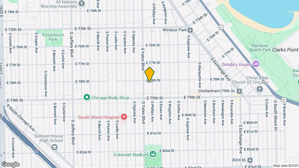 7800 S Phillips Ave Mapa y Detalles de la Ubicación