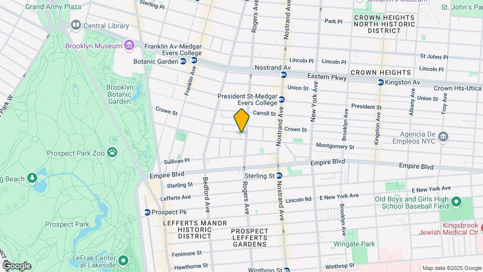 321 Montgomery St Map and Location Details