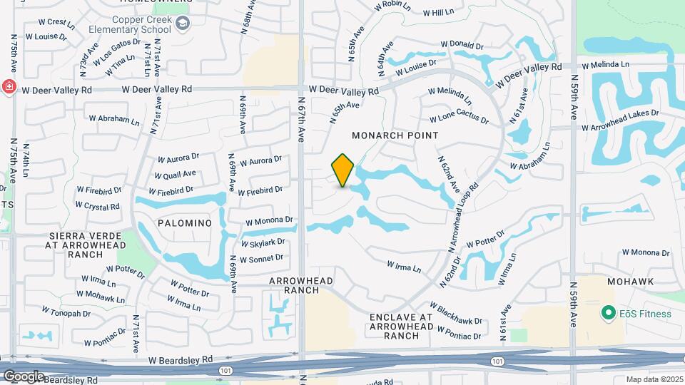 6629 W Rose Garden Ln Map and Location Details