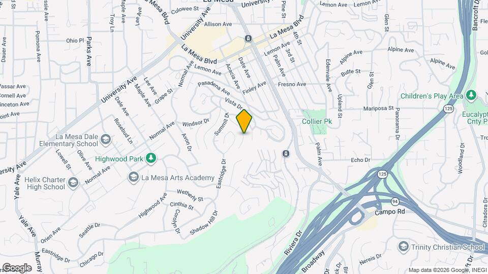 4343 Valle Dr, Unit Downstairs Map and Location Details