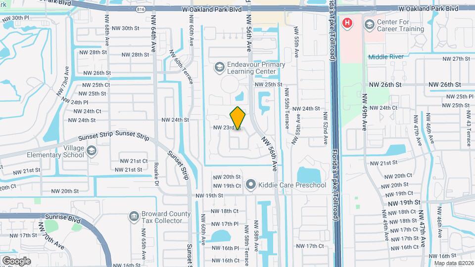 5825 NW 22nd Ct Map and Location Details