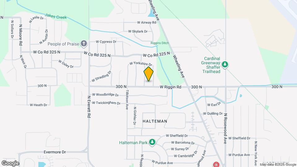 2604 W Riggin Rd Mapa y Detalles de la Ubicación