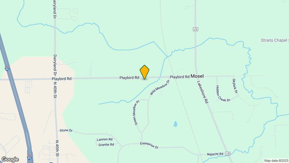 3234 Playbird Rd Map and Location Details