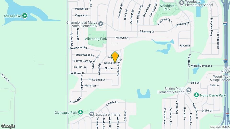 6029 Spring Ln Map and Location Details