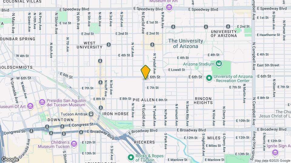 428 N Euclid Ave Map and Location Details