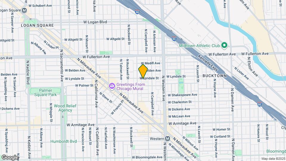 2531 W Lyndale St Map and Location Details