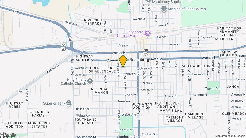 1200 Carlisle St Map and Location Details