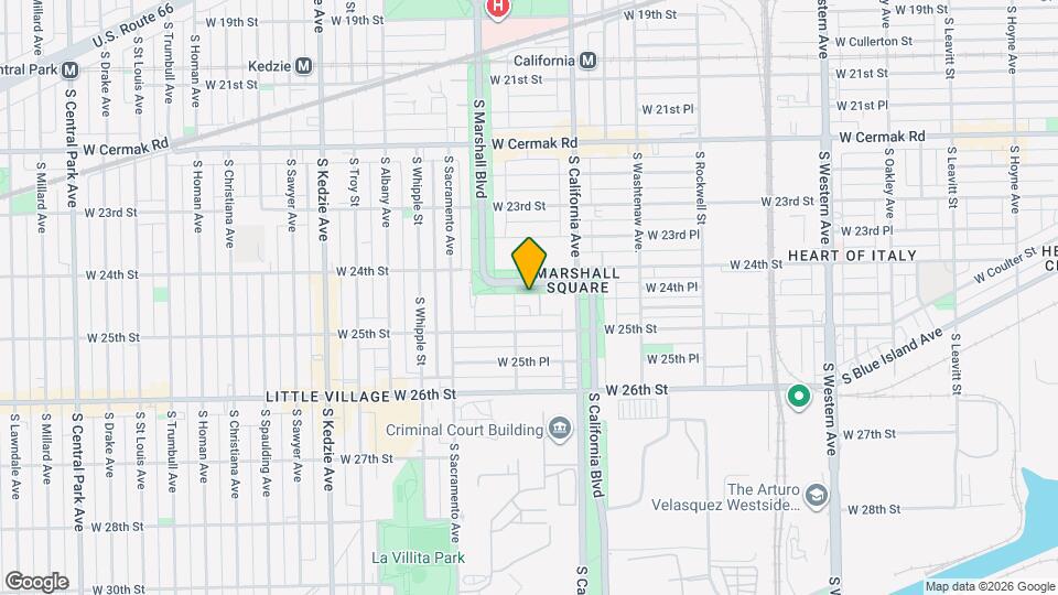 2849 W 24th Blvd Map and Location Details