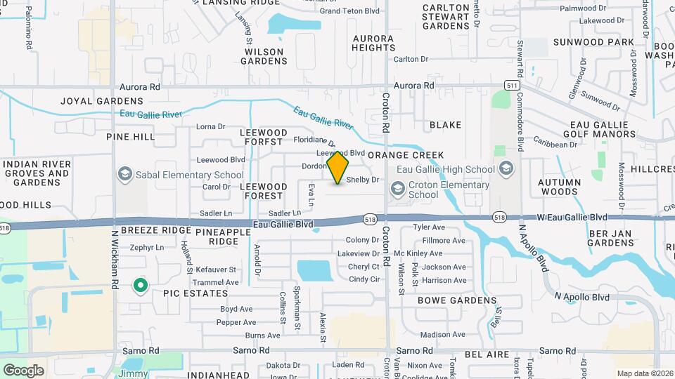 2222 Lucille Ln Map and Location Details